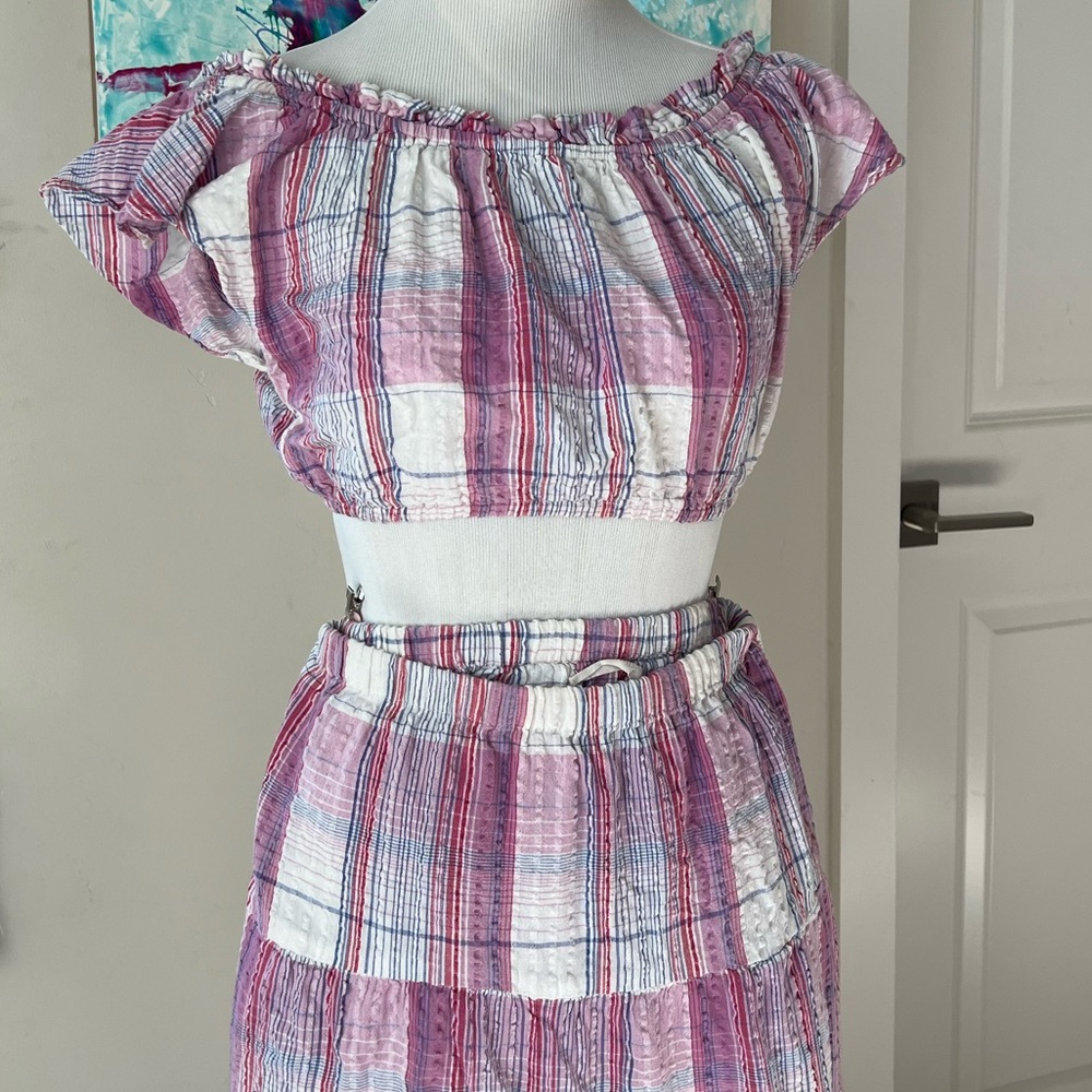 URBAN OUTFITTERS Pink/Blue pattern Set